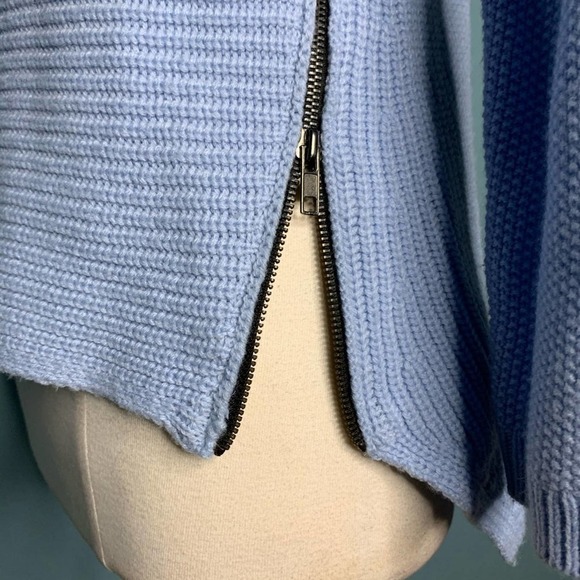 Bar III Side Zip Detail High Low Sweater - Picture 3 of 8